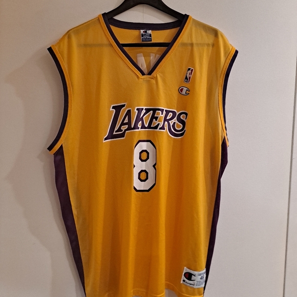 Vintage Kobe Bryant Lakers #8 Champion NBA Jersey
